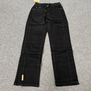 休闲牛仔裤 1939撤柜时尚 百搭黑色设计款