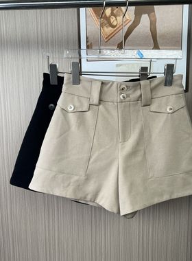 6101撤柜DS新款休闲高腰百搭短裤显瘦裤子