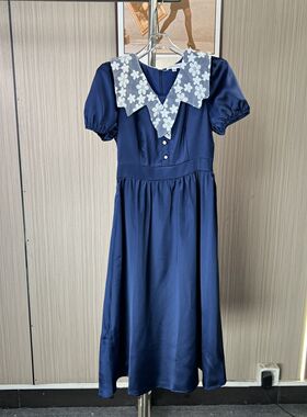 1321撤柜NH女装夏季时尚设计款气质连衣裙