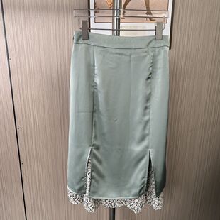 6019撤柜cg大码女装新款时尚宽松休闲碎花拼接半身裙