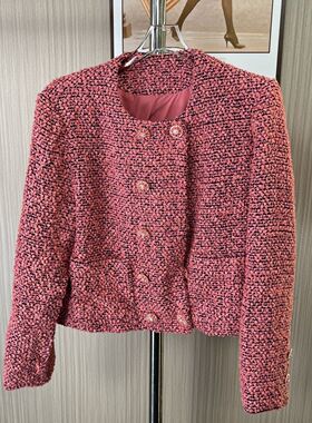 5138撤柜DS新款香风粗花呢名媛春季气质短款上衣外套