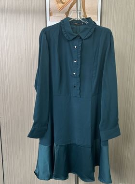 9839撤柜cg大码女装时尚设计款气质连衣裙