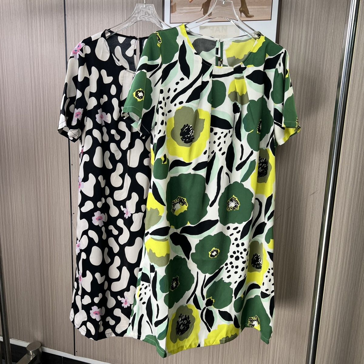 0069品牌撤柜南油货夏季新款碎花宽松版连衣裙女蓬蓬大摆裙子