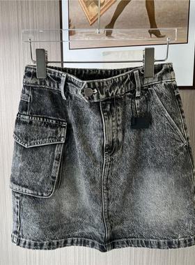 11020撤柜ATU时尚设计款牛仔短裙