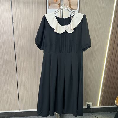 1175撤柜cg大码女装新款时尚宽松休闲设计款连衣裙