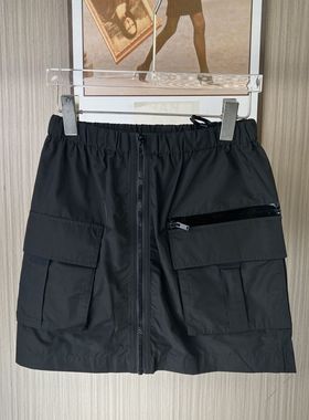 11030撤柜ATU工装短裙2025夏季薄款高腰半身裙