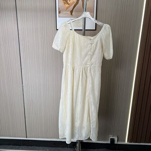 盘扣设计连衣裙女夏裙子 法式 2020撤柜AL女装 时尚