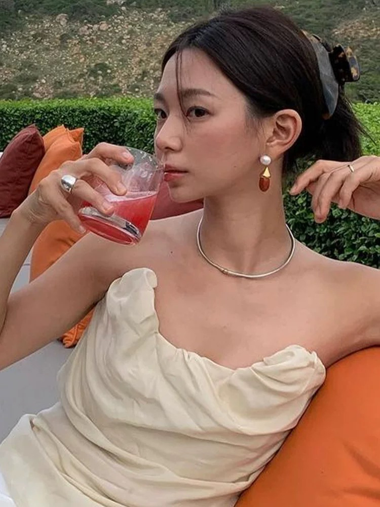 fever同款sophie buhai经典玛瑙珍珠耳环女个性小众优雅水滴耳钉