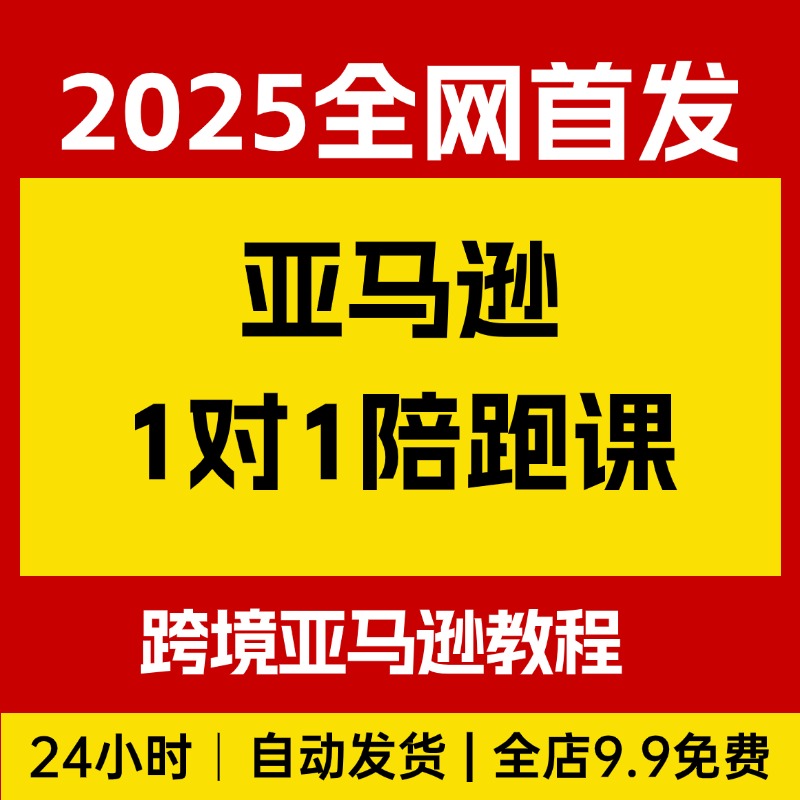 亚马逊1对1陪跑课(FBA FBM精铺)跨境亚马逊教程