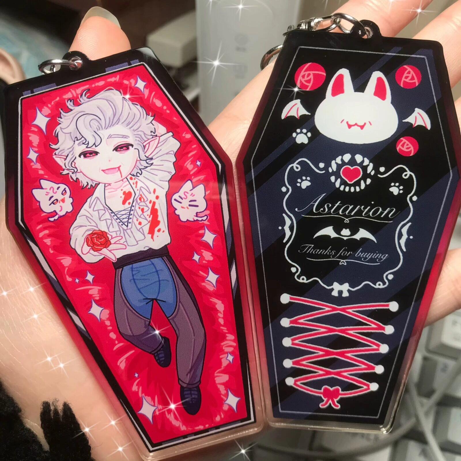 现货博德之门3阿斯代伦印象彩窗双片亚克力挂件同人