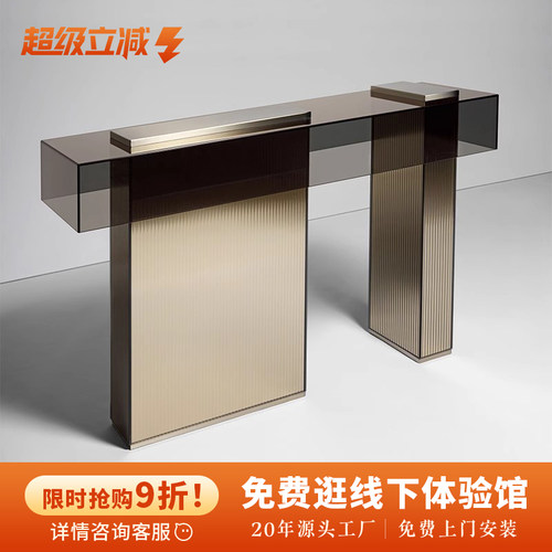 意式玄关台轻奢风现代玄关柜