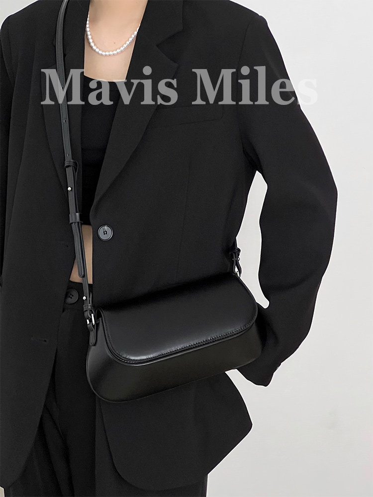 MavisMiles牛皮法棍包