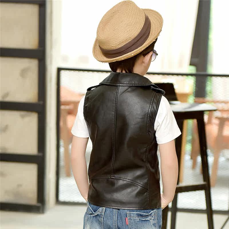 Gilet enfant en cuir - Ref 2069236 Image 4