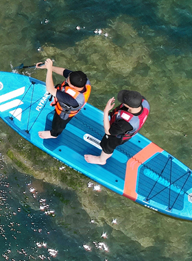 蓝科sup冲浪板大尺寸桨板划水板水上滑板路亚浆板充气桨板钓鱼板