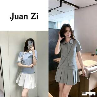 高定女装 JZ春夏百搭连衣裙针织设计师款 C300 时尚 C131