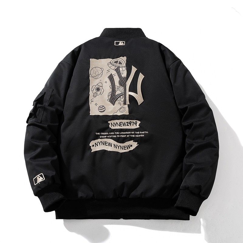 秋冬季潮牌美式休闲流飞行员夹克