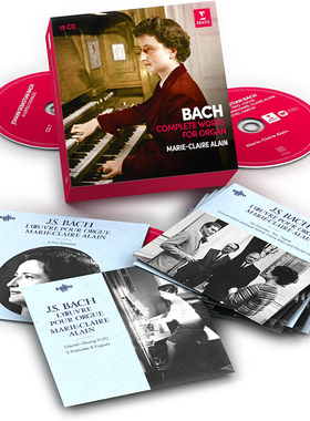 T203 Marie Claire Alain 管风琴演奏家古典无损音乐3套44张FLAC