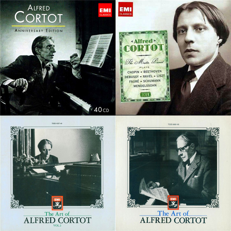 t283 科尔托 alfred cortot 法国钢琴家4套59张无损音源flac分轨