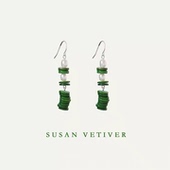 SUSAN VETIVER「森林勾勒」原创设计珍珠海贝森林小清新耳环