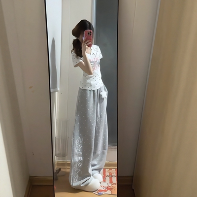 休闲运动服套装女夏季少女两件套