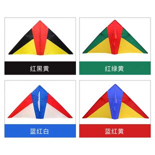 王侉子风筝潍坊三角544软伞布碳杆高端手工成人新手专业微风易飞