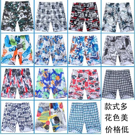 大码运动纯棉直筒薄款男士短裤