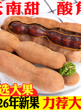 大甜角酸角云南酸甜角新鲜水果孕妇零食甜酸豆角酸枣糕特产罗望子