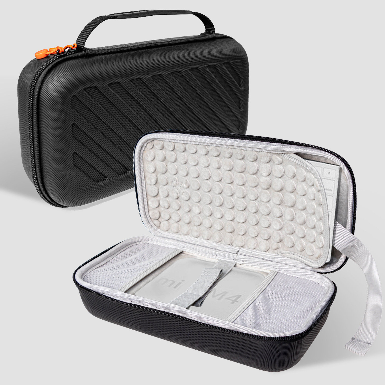 适用mac mini m4收纳包新款m4保护套苹果mini主机键盘一体收纳盒