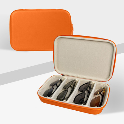 四副太阳镜收纳包墨镜收纳盒眼镜盒便携式墨镜盒墨镜收纳包