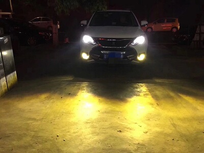 启辰T60雾灯LED黄金光T70专用黄光D60 R50 D50 T90启程M50V T70X