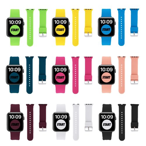 适用米小皓S10Max3/M8/B19pro+华强北S10智能手表硅胶表带腕带链