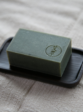 皂时光麦子家艾草手工洁面沐浴皂洗脸洗澡卸妆清洁螨虫痘痘肌肤