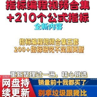 炒股股票股民自学指标公式编写教程指标编程教学培训视频教学课程