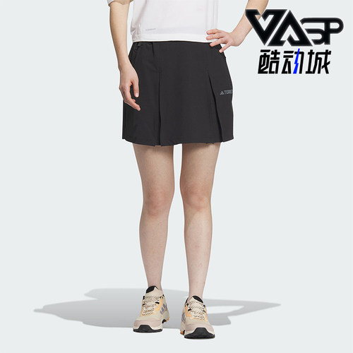 阿迪达斯女士户外运动裙裤
