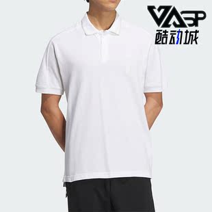男子运动时尚 Adidas 阿迪达斯正品 新款 IP4916 简约Polo衫