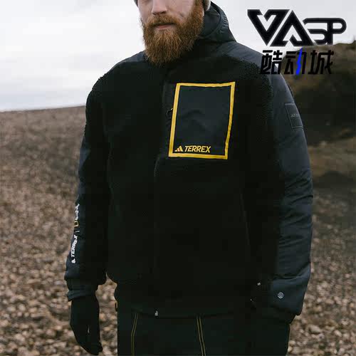 Adidas/阿迪达斯男士羊羔毛外套
