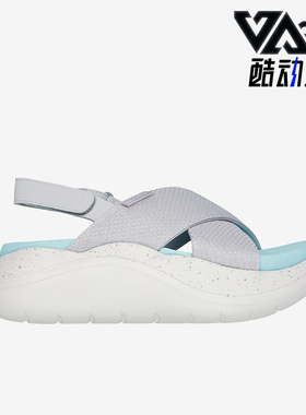 Skechers斯凯奇正品女一脚蹬通勤风运动休闲凉鞋141514-GYMT
