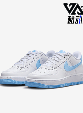 Nike/耐克正品Air Force 1 GS女子大童低帮运动鞋FV5948-107