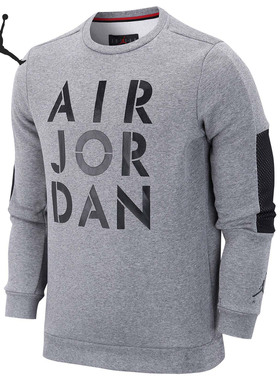 Nike/耐克正品新款JORDAN JUMPMAN HYBRID男子圆领套头卫衣CK1355