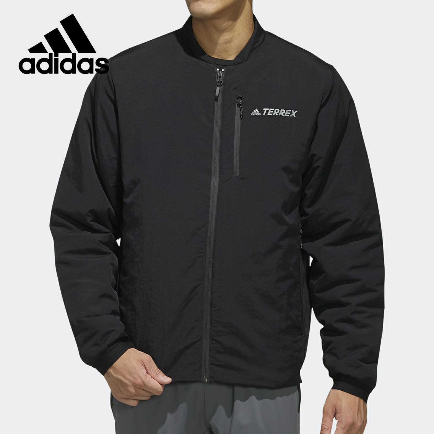 Adidas/阿迪达斯正品XPLR INS BOMBER男装冬季户外中棉茄克EH4954