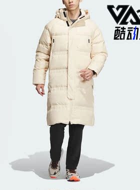 Adidas/阿迪达斯正品新款男子户外运动保暖连帽羽绒服IL8970