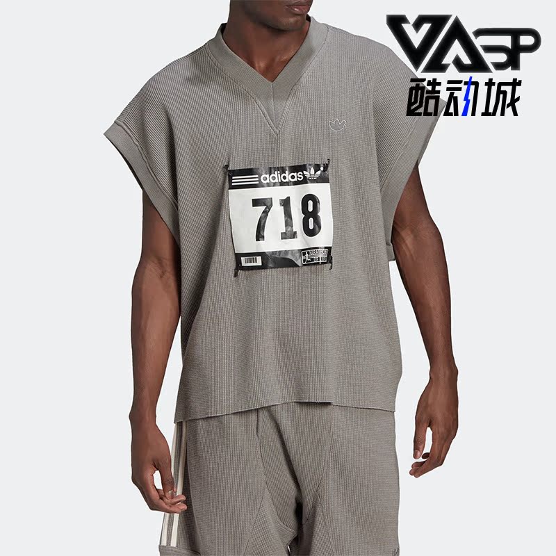 阿迪达斯正品男子运动背心