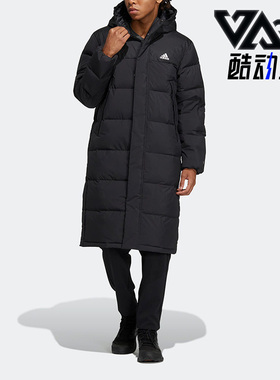 Adidas/阿迪达斯正品冬季新款男女运动保暖连帽羽绒服HZ5345