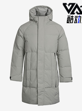Adidas/阿迪达斯正品冬季新款长款男子保暖透气羽绒服外套 FT2489