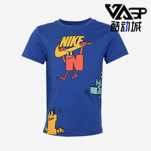 Nike/耐克正品夏季小童印花透气休闲运动T恤NY2122134PS-002