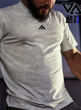 Adidas/阿迪达斯正品WO POW TEE 男士运动健身短袖T恤IS3807