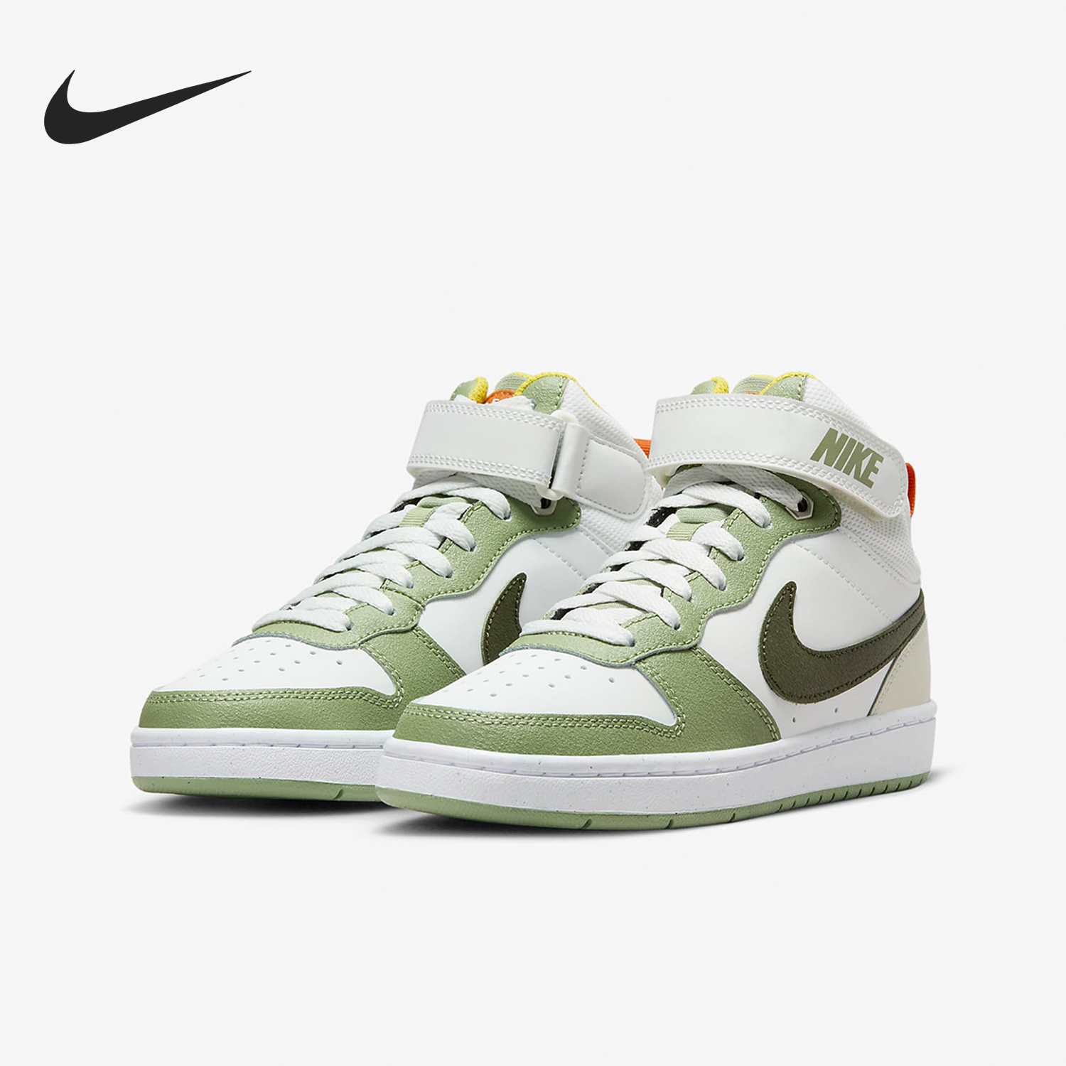 Nike/耐克正品Court Borough Mid 2 GS女子休闲运动大童板鞋FV364