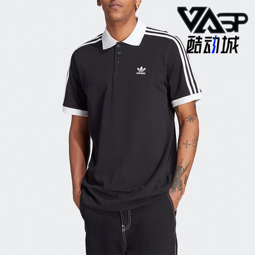 阿迪达斯三叶草男女运动POLO衫