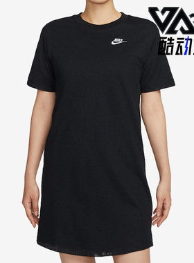Nike/耐克正品夏季圆领休闲透气女子运动连衣裙FB8342-010