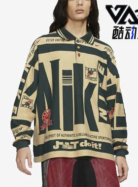Nike/耐克正品x CPFM 联名字母印花男子长袖Polo衫DA2592-397